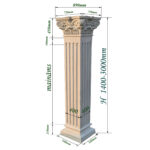 Столбец Nr.2 (400mm x 400mm)