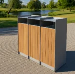 Atkritumu urna UK-15.3 (ar skārda ieliktņiem)