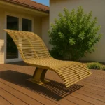 Atpūtas sols pilsētvidē — pie celiņa publiskā atpūtas zonā