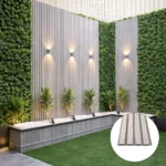 WPC āra sienas panelis Grey+Black