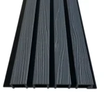 WPC āra sienas panelis Grey+Black