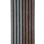 WPC āra sienas panelis Grey+Black