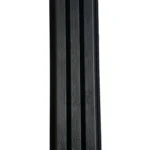 WPC āra sienas panelis Black