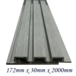 WPC āra sienas panelis Light Grey