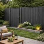 WPC āra sienas panelis Silver Grey