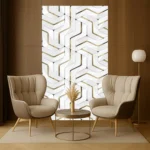 Мраморная стеновая панель RGR-24395